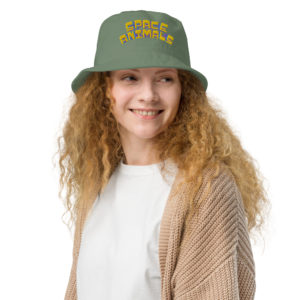 SPACE ANIMALS Organic bucket hat