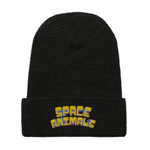 SPACE ANIMALS Waffle beanie