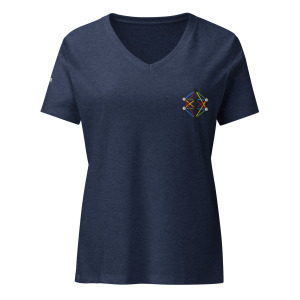 Adinkra Women’s Relaxed V-neck T-shirt